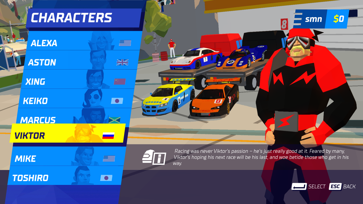 Hotshot Racing screenshot 4 for Nintendo Switch